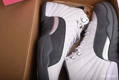 White Dark Retro 804 Jordan 12 Grey  Bright 130690-160 1018